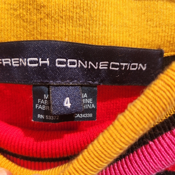 French Connection Rainbow knit dress - Picture 3 of 6